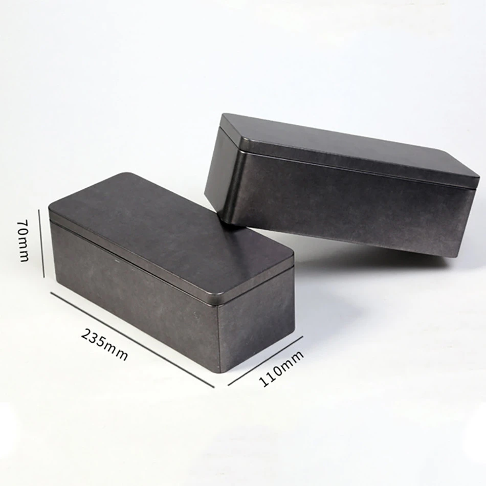 Star Packaging Promotion Matte Black Aluminum Jar Cosmetic Box Aluminum Grease Gun Tin Containers