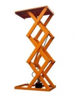 stationary scissor lift table car elevator used for factory