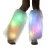 Import Stylish multicolor rainbow dance hosiery glow rave fluffies flashing light up faux fur led leg warmer from China