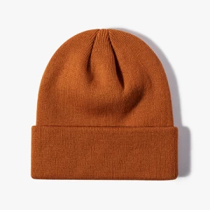 Stylish Ski Knit HatHat Custom Wholesale Beanie Cap Hat  Winter Knitted Beanie Hat