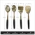 Import Suanti gold resin metal kitchenware home kitchen tool accessories stainless steel utensil tools cooking utensils set from China