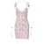 Import Summer Cute Mini Dresses Backless Spaghetti Strap Bodycon Dresses Women Sexy V Neck Floral Dress With Lace from China