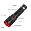 Super Bright Mini T6 LED Flashlights Tactical USB Rechargeable Portable Flash Lights 4 Modes Waterproof Zoom Lamps Camping Torc