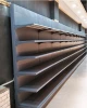 Supermarket convenience store shelves metal shelf