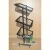 Import supermarket mobile metal fixture bulk merchandise goods storage pop promotion steel wire basket rack retail display stand from China