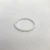 Import Supply of UHMWPE/white transparent plastic injection molding products circle/transparent white plastic ring from China