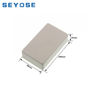 SYS-74 small plastic enclosure for PCB board ABS electronic project DIY sensor outlet case wire junction box 100x60x25mm