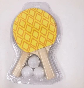 Table Tennis Set 2 Bats 3 Pingpong Ball With Blister Packing