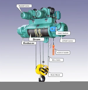 Tavol CD1 Type Electric Mini Wire Rope Hoists Steel Cable Electric Winch/Hoist