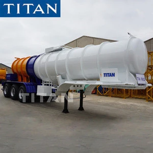 TITAN chemical liquid transport fuel tanker Sodium hydroxide trailers
