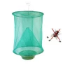 Top green portable hanging folding reusable mosquito insect fly trap cage net killer fly catcher