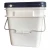 Import top sale best quality 3.3 gallon plastic square pail with lid  15 years experience in plastic pail from China