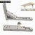 Top selling Custom  Adjustable Bracket Metal Folding Table Bracket