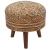 Import Traditional kilim upholstered round wooden stool from China