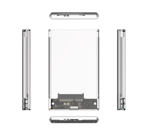 Transparent Plastic SATA to USB 3.0 2.5inch Hard Disk Enclosure HDD Case External Hard Drive Enclosure