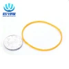 Transparent yellow rubber band