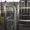 Transport Welded Security Wire Basket Pallet Cage Container Roll Cage Trolley Roll Wire Mesh Container
