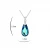 Import Trendy Necklace Austrian Imported Crystal Necklace for Women Water Drop Crystal Pendant Necklaces Jewelry from China