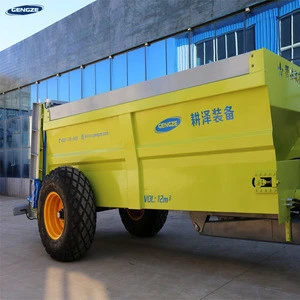 Truck  manure spreader machine for making organic fertilizer spreaders