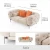 tufted room fabric orange luxury restaurant commercial grade velvet modern chesterfield sofa