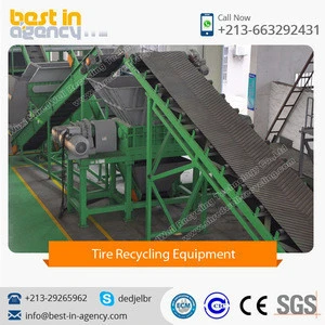 Two Shaft Tire/ E-waste Shredding Recycling Equipment Machine