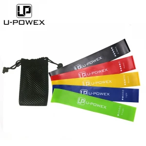 U-POWEX Fitness Exercise High quality Latex Resistance Loop Bands resistance bands
