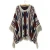 Import ugly christmas pullover tassel cape poncho woman knitted batwing sweater from China