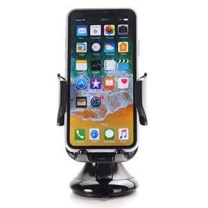 universal cell mobile phone qi fast wireless car charger with and 360 adjustable Mount holder