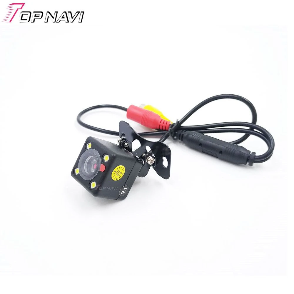 Universal Wide Angle Car Rear View Camera With Night Vision 4 LED Lights IP68 Waterproof Car Reversing Aid Camera
