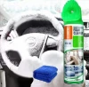 Upgrade Top Brush with Multi-purpose Foam Cleaner Spray 650ml for Interior Cleaning