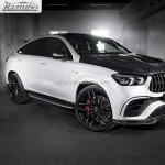 Upgraded LD style carbon fibre bodykit frontlip rearlip hood grill spoiler diffuser for Mercedes GLE
