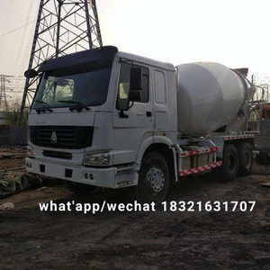 USED HOWO 6x4  Mixer TRUCK With Pump10 cbm 12cbm 8 Cubic Meters Concrete and Cement Truck Concrete Mixer With Pump