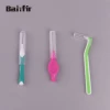 Various types of disposable eco friendly interdental brush