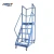 Import Warehouse Movable Ladder Cart with Wheels Stair Climbing Step Trolley for Manufacturing Plant Industries from China