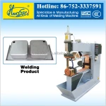 Water heater tank welding plane - copper wire seam welder