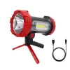 Waterproof 10W LED COB searchlight hunting torch handheld rechargeable work light with power bank