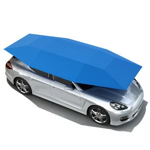 Waterproof Automatic 2in1 Car Sun Shade Umbrella Cover Manual Shelter