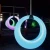 Import waterproof PE plastic 16colors change patio led glow swing from China