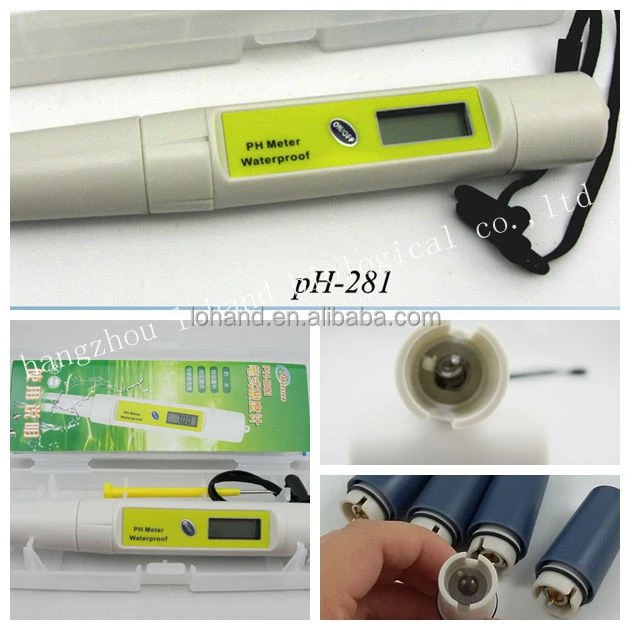 Waterproof pen type ce marked digital ph electric tester PH-281