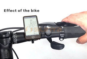Waterproof Wireless Electric Bicycle Bike Computer Multifunction Odometer Speedometer With Noctilucent