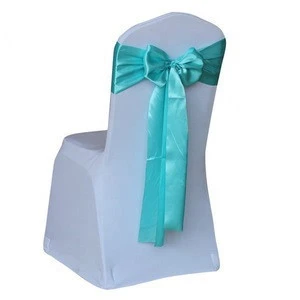 wedding supplies Colorful Chair Decoration Bow Satin chair Sashes