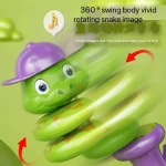 Whistle Twist Snake  Duck Toy Decompression Swing Force Control Balance Rotating Snake Duck Swing Whistle Snake