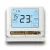 White 24V LCD Screen Programmable Electronic Indoor Thermostat For HVAC System