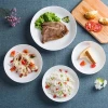 White Charger Plate Plastic/ Melamine/ Similar Ceramic/Dinner Plate Dishes Plates Sets Dinnerware Restaurant not Disposable
