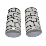 White cylindrical glass lamp shade, modern style lamp shade, suitable for wall lamp droplight