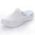 Import White leather hospital shoes lab shoes white shoes without laces from China