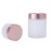 Import Wholesale 100g 20g 30g 50g 1oz Skin Care Clear Cream Rose Gold 5g Empty Luxury Packaging Frosted Pink Glass Cosmetic Jars from China