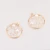 Import Wholesale 2020 Korean Temperament Gold Round Pearl Charms DIY Women Accessories Earrings Charms for Jewelry Making from China
