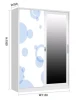 Wholesale Bedroom Livingroom Furniture Modern Closet Storage Cabinet Cupboard Locker Organizer 2 Door Wardrobe Steel Closet