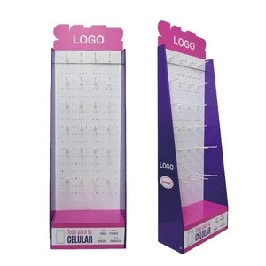 Wholesale Cardboard Hooks Display Stand for Mobile Accessories